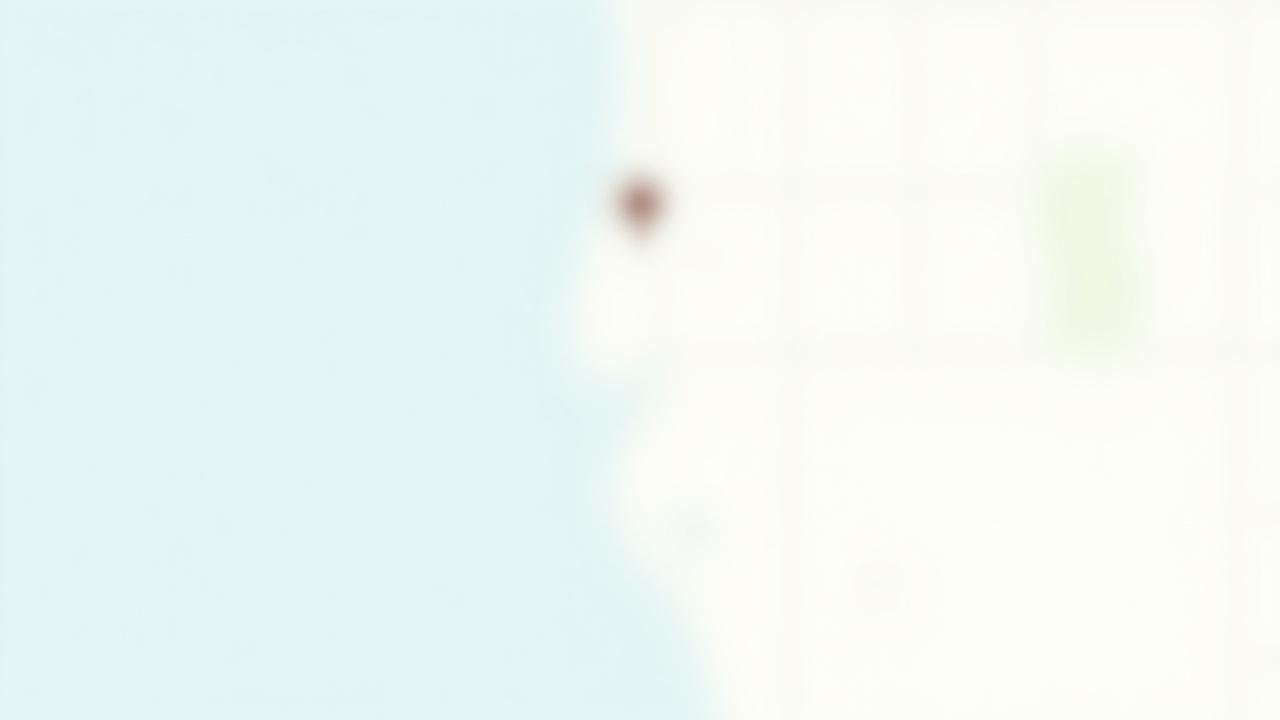 Map showing the business location of Deborah Diana Daugherty in Saint Petersburg, Florida.